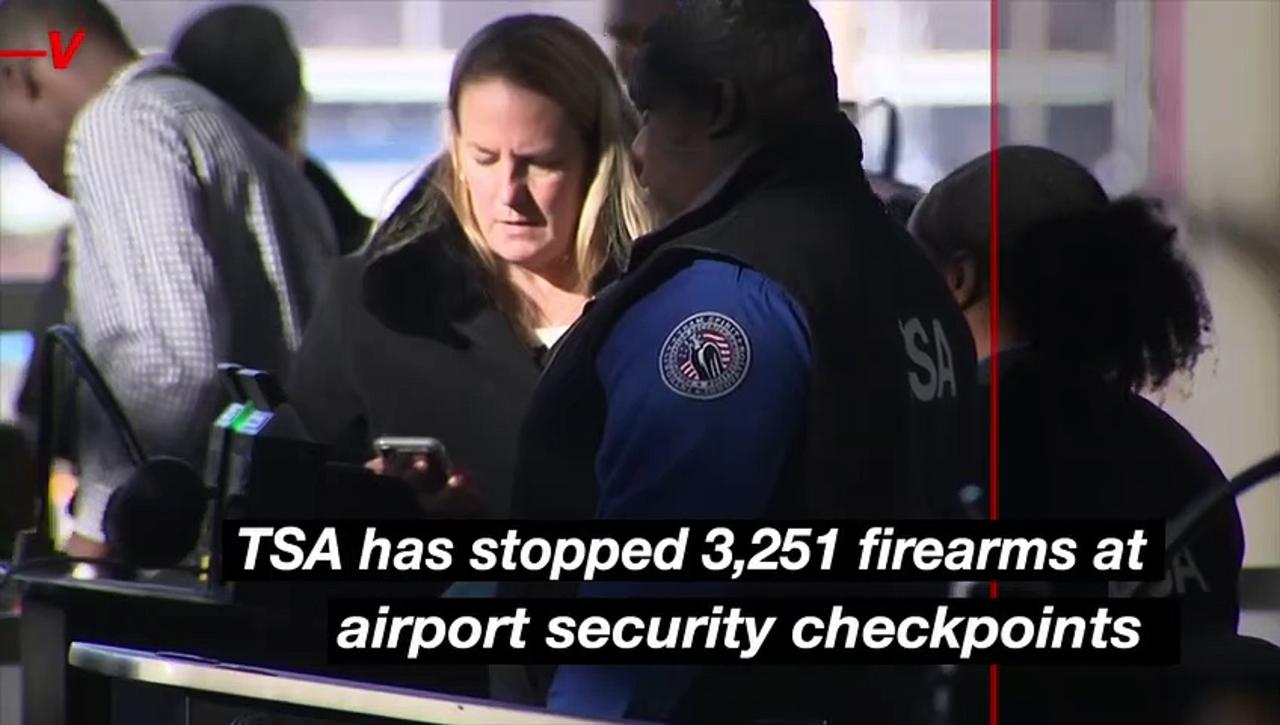 2023 Could Be Another Record-Breaking Year for Guns Caught at US Airports