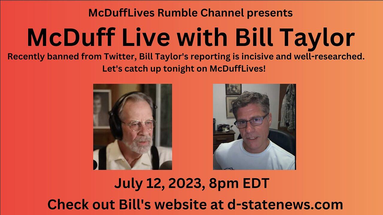 McDuff Live with Bill Taylor, July 12, 2023