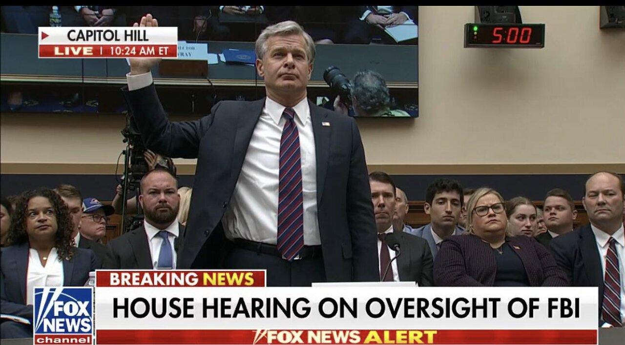 Excerpts Republican Congress -Director Christopher Wray Testimony July 12, 2023