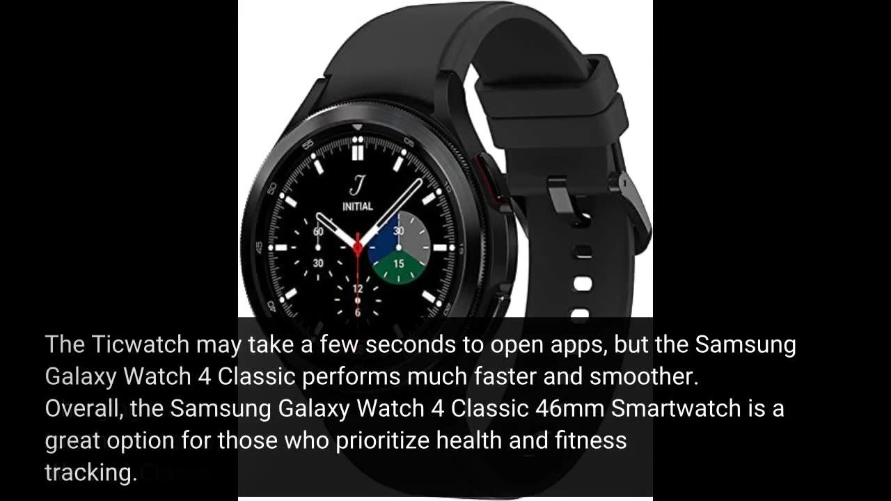 SAMSUNG Galaxy Watch 4 Classic 46mm Smartwatch with ECG Monitor Tracker for Health, Fitness, Running
