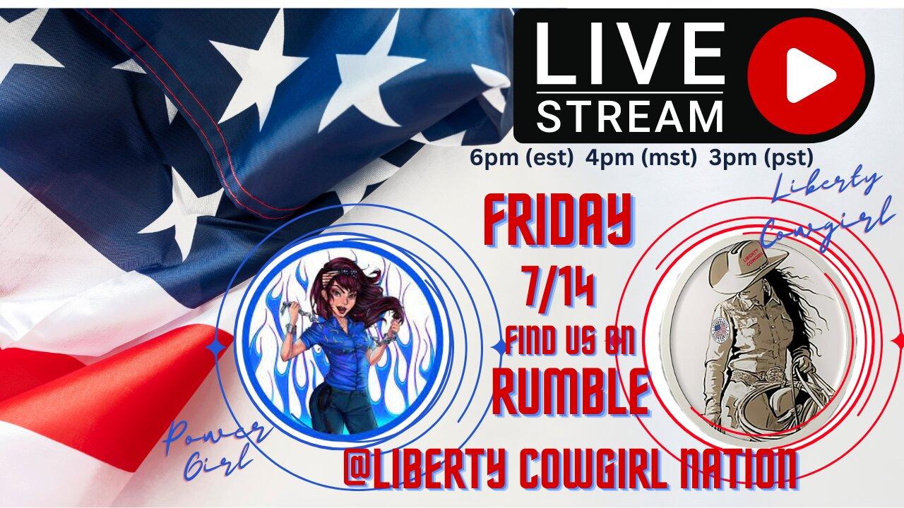 LIBERTY LOUNGE -  "OPEN-SOURCE INFORMATION UPDATE" with Hosts Liberty Cowgirl and Power Girl