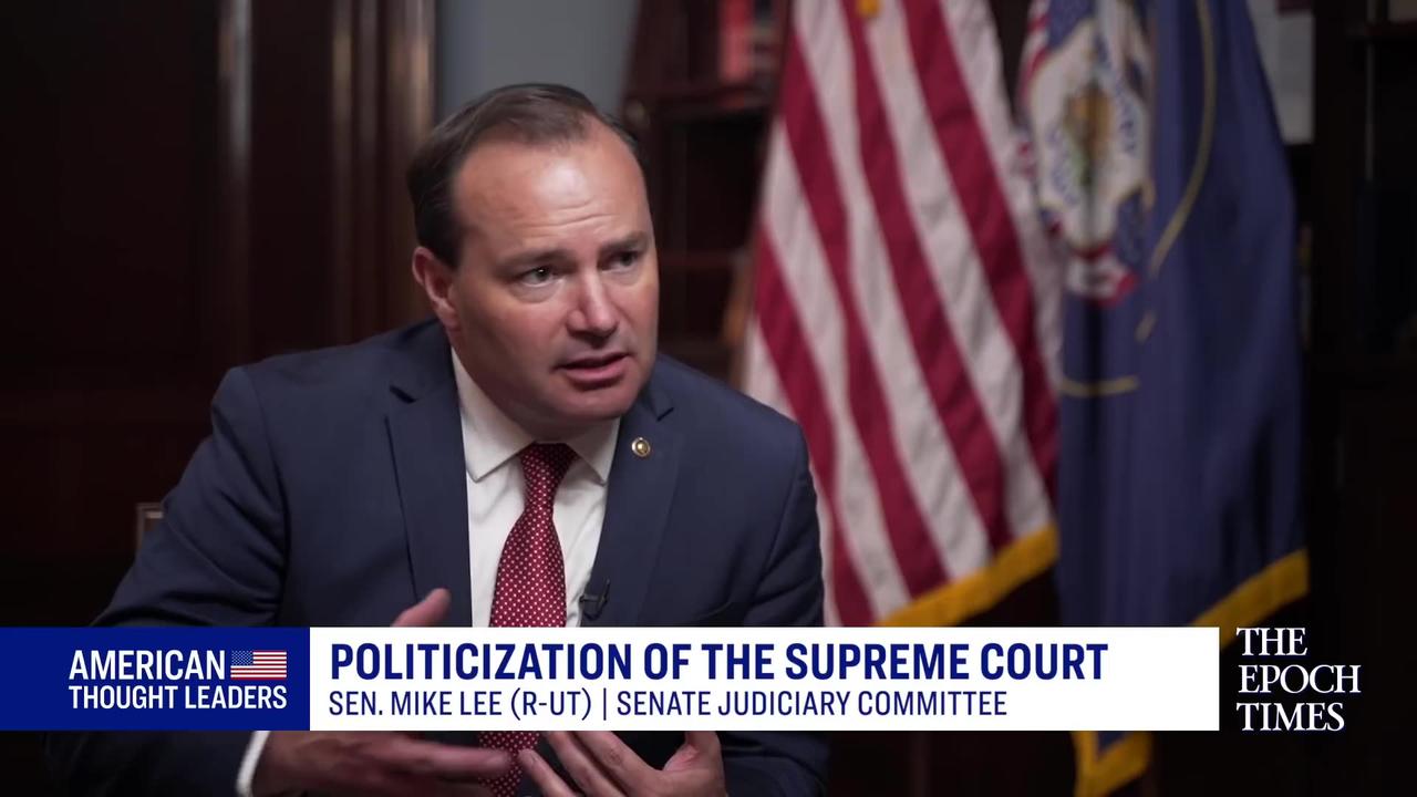 Sen. Mike Lee How the Supreme Court Was Politicized & Why Amy Barrett Is Likely Trump's Pick
