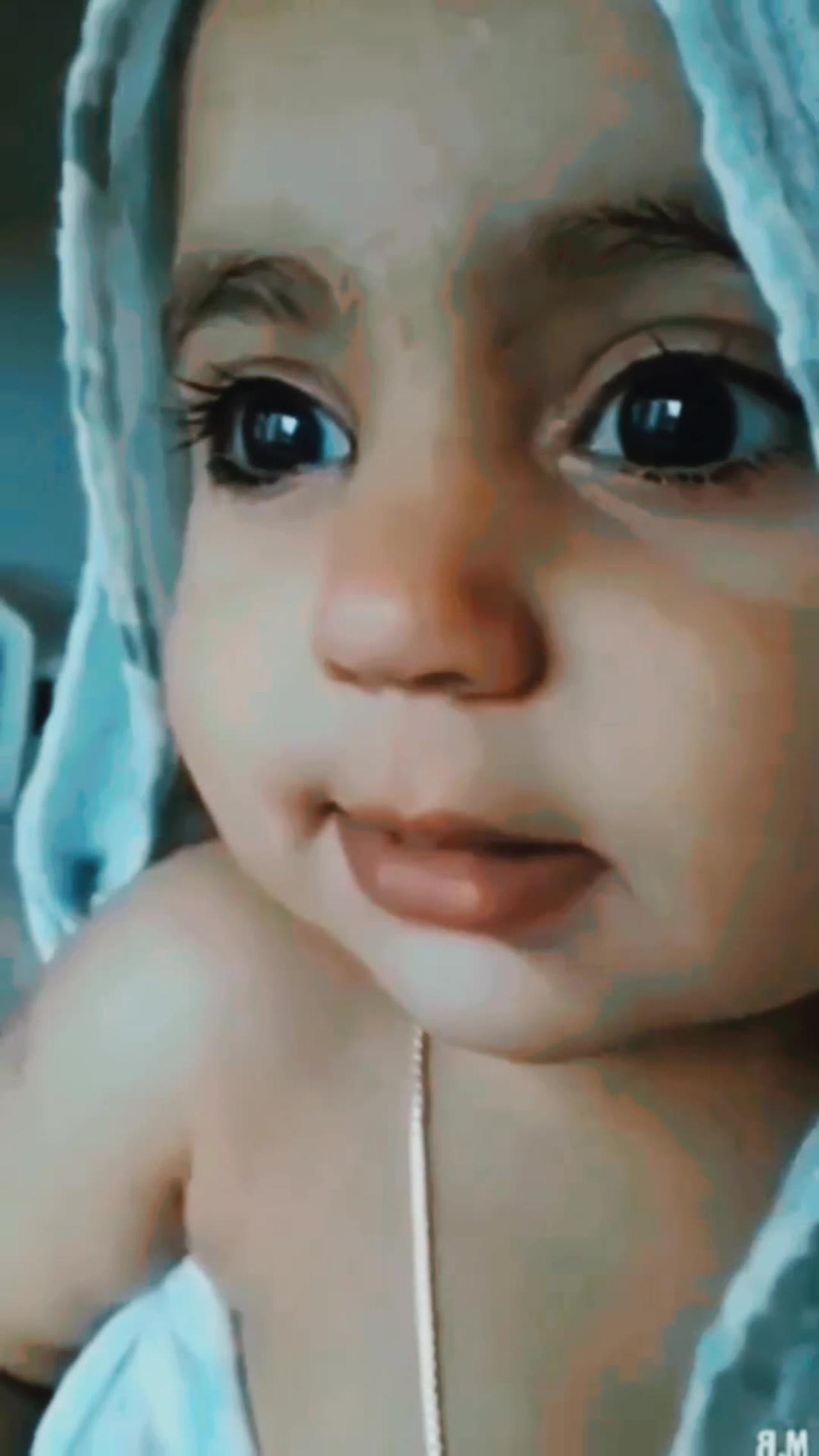 Cute Baby Feeling Cold After a Refreshing Bath - it's funny Heartwarming Moments"