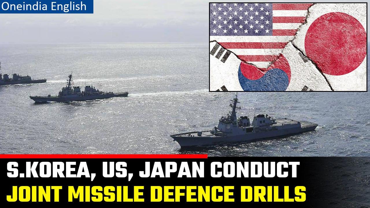 Japan, South Korea, US hold joint drills after North Korea’s ICBM launch | Oneindia News