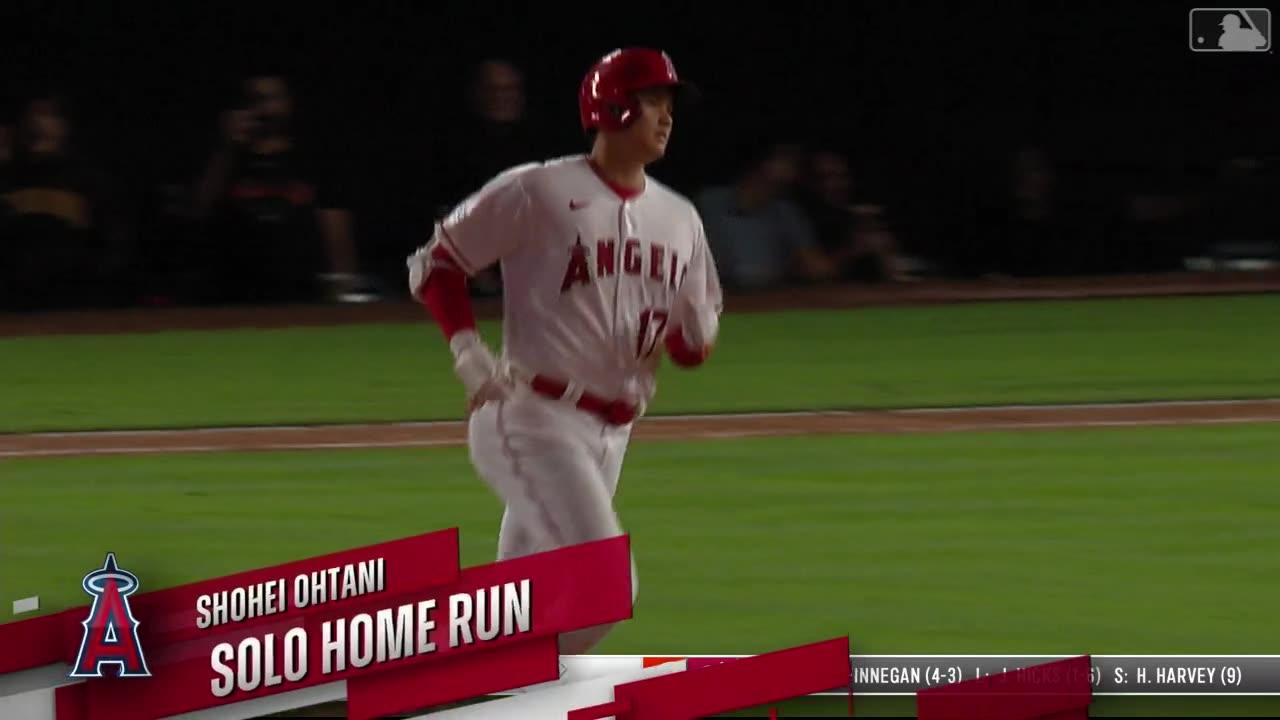 MLB@Shohei Ohtani's solo homer (33) Astros @ Angels