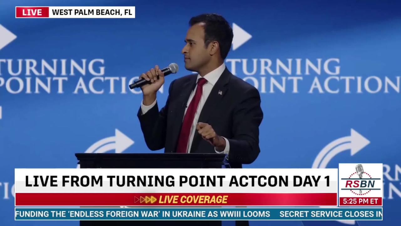 Vivek Ramaswamy at Turning Point Action Conference - Day One
