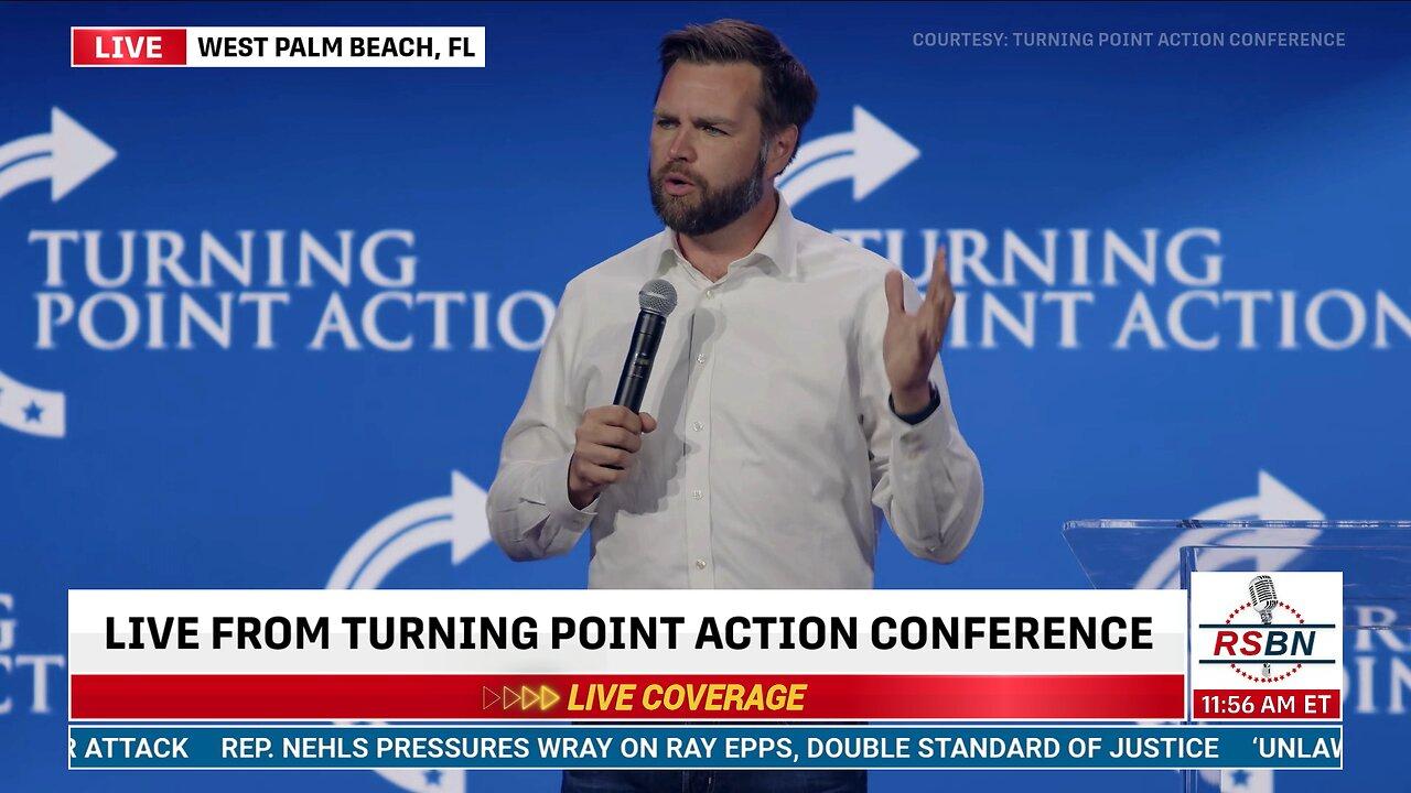 FULL SPEECH: JD Vance at Turning Point Action Conference - Day Two - 7/16/23