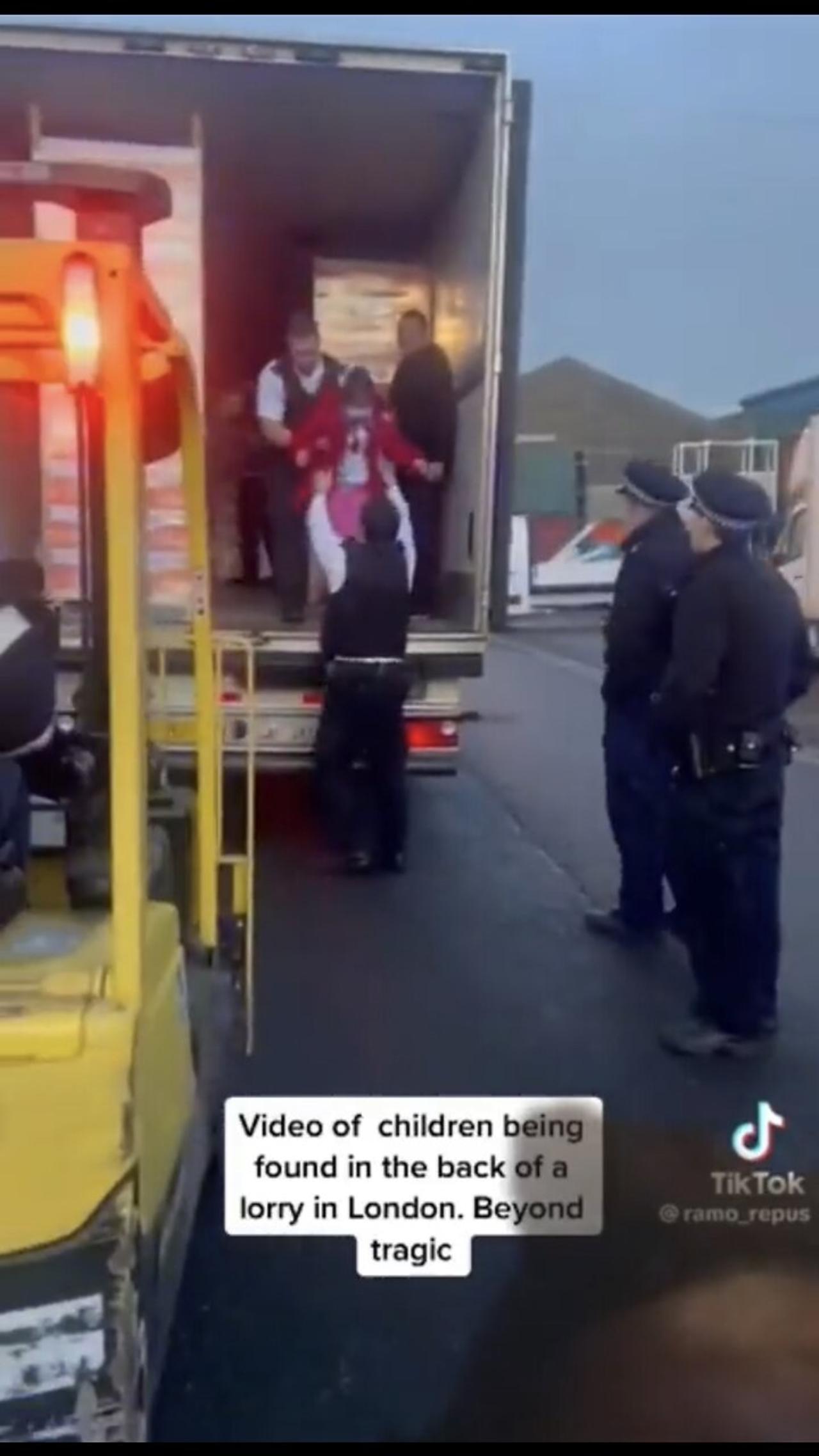 Children found inside a shipping container in One News Page VIDEO