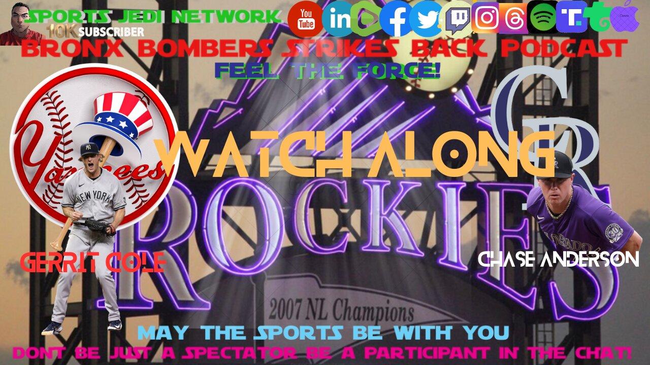 ⚾NEW YORK YANKEES @ Colorado Rockies Live Reaction | WATCH ALONG|COLE VS ANDERSON |FEEL THE FORCE!