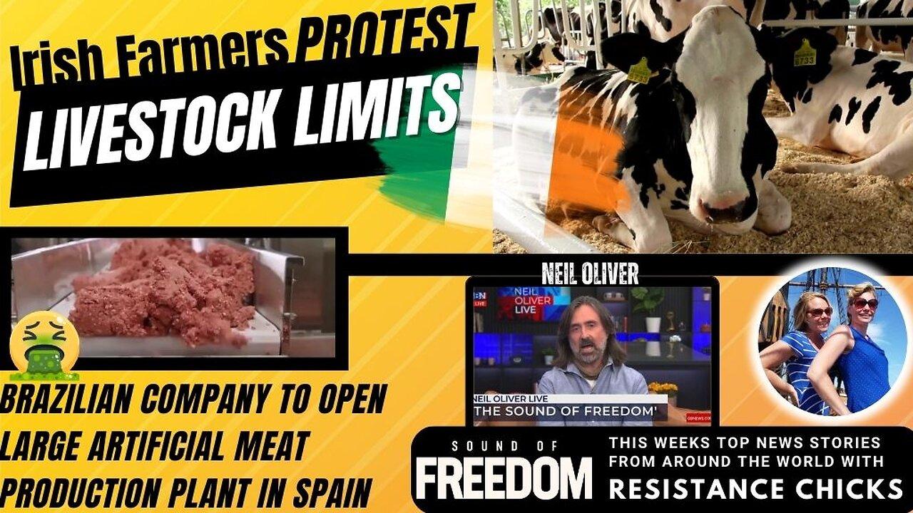 Irish Farmers Protest Livestock Limits; Neil Oliver: Sound of Freedom; World News 7/16/23
