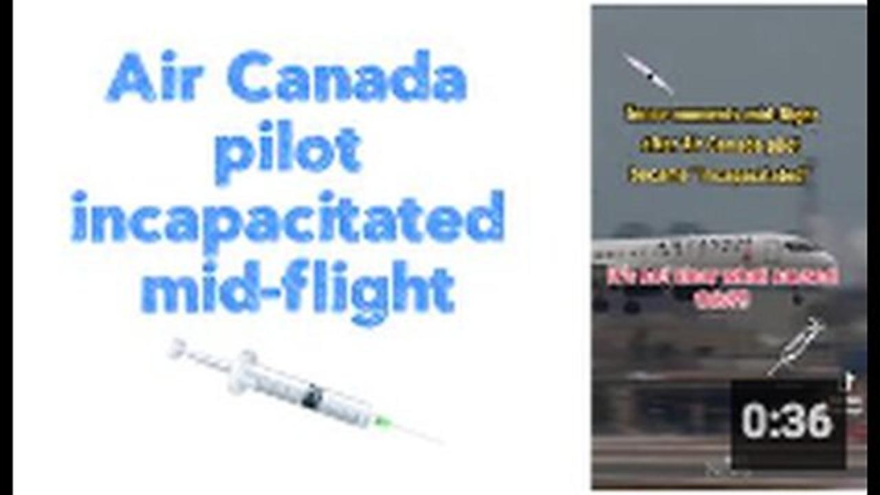 Air Canada pilot incapacitated mid-flight