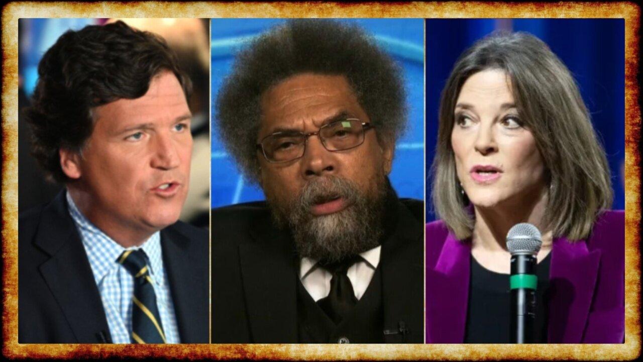 Tucker BUZZSAWS Republican Candidates, Cornel FACES OFF with CNN, Marianne Out of Cash