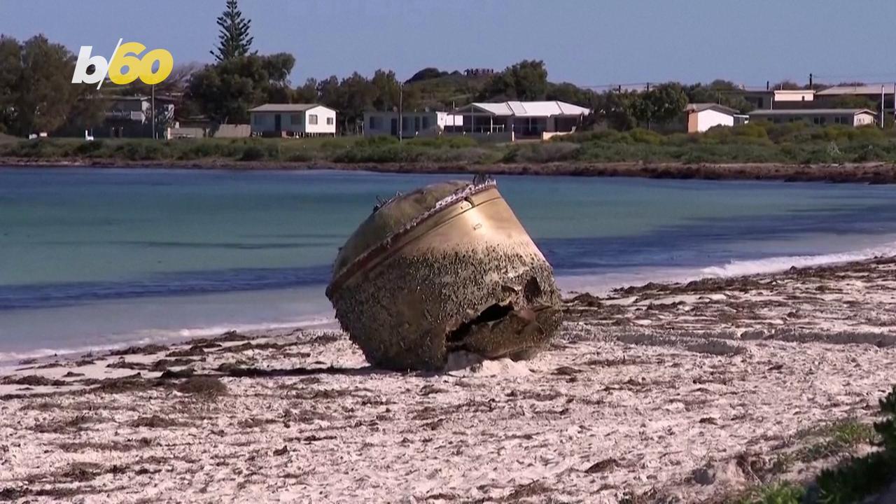 Mystery Cylinder Washes Up On Australian Beach