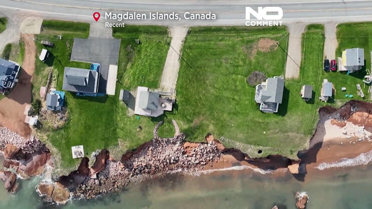 Watch: Canada's Magdalen islands have front row seat to climate change