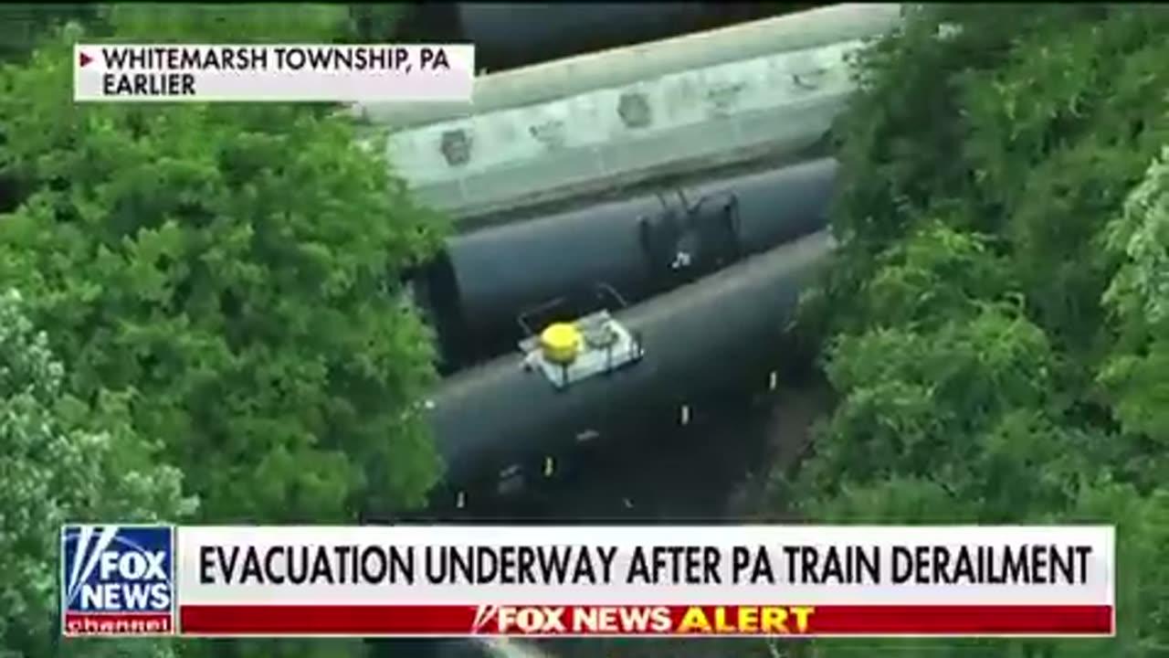 Pennsylvania - Chemical Train Derailment Causes Evacuations