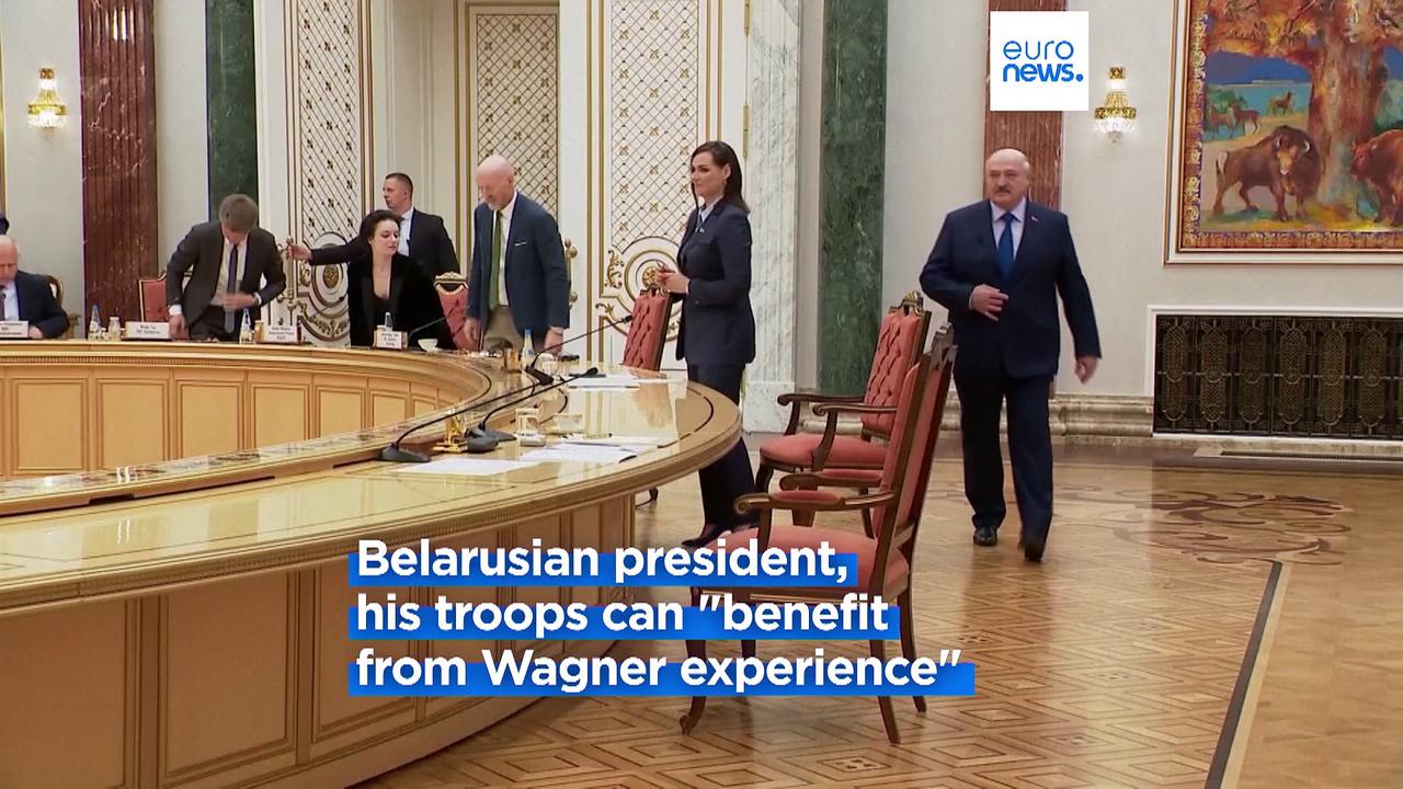 Belarus claims Wagner mercenaries are helping to train its defence forces