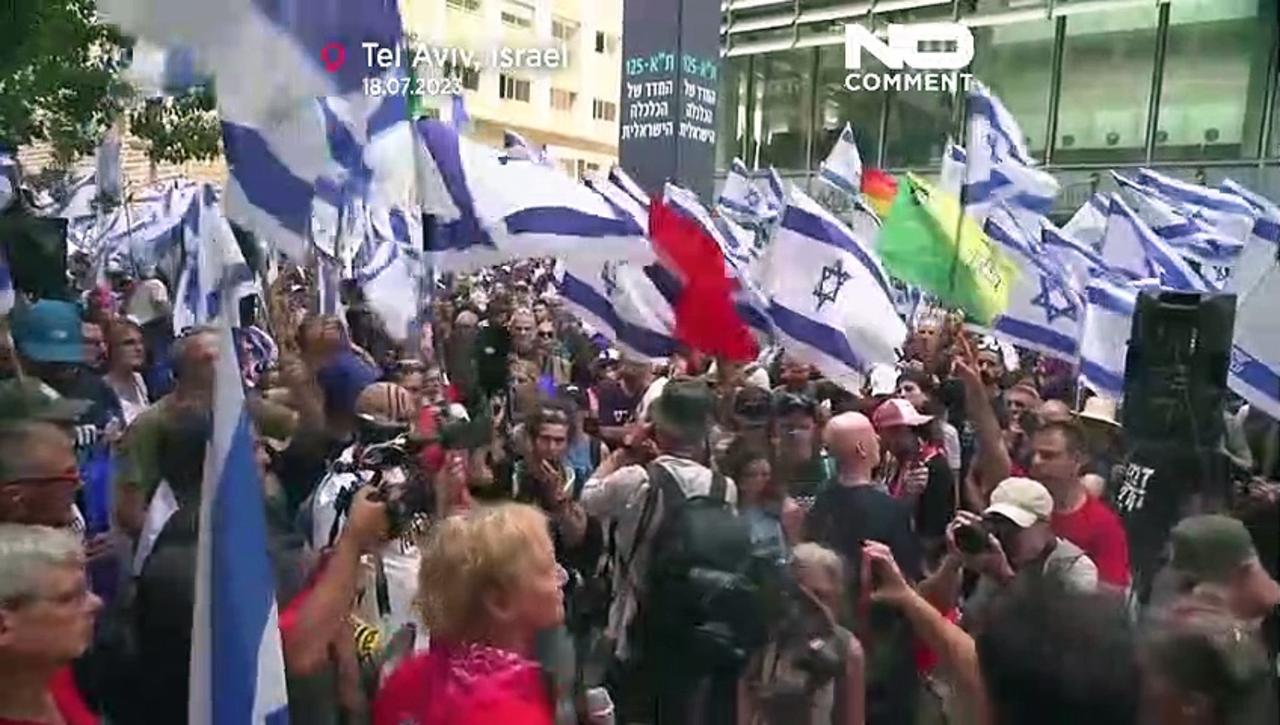 WATCH: Fresh protests in Israel against planned overhaul of judicial system
