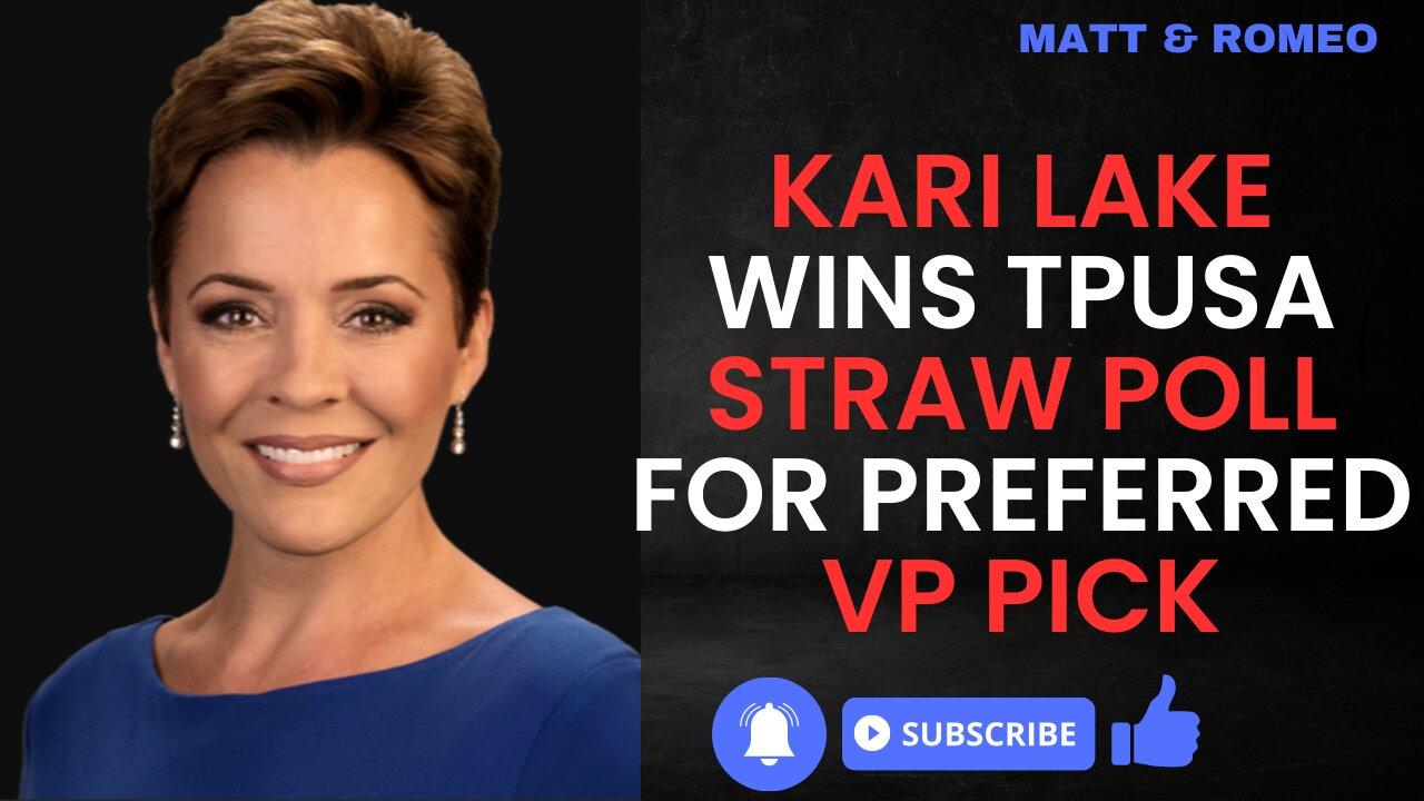 Kari Lake Wins Straw Poll People's Preferred VP Pick | FBI Agent Corroborates IRS Whistleblowers