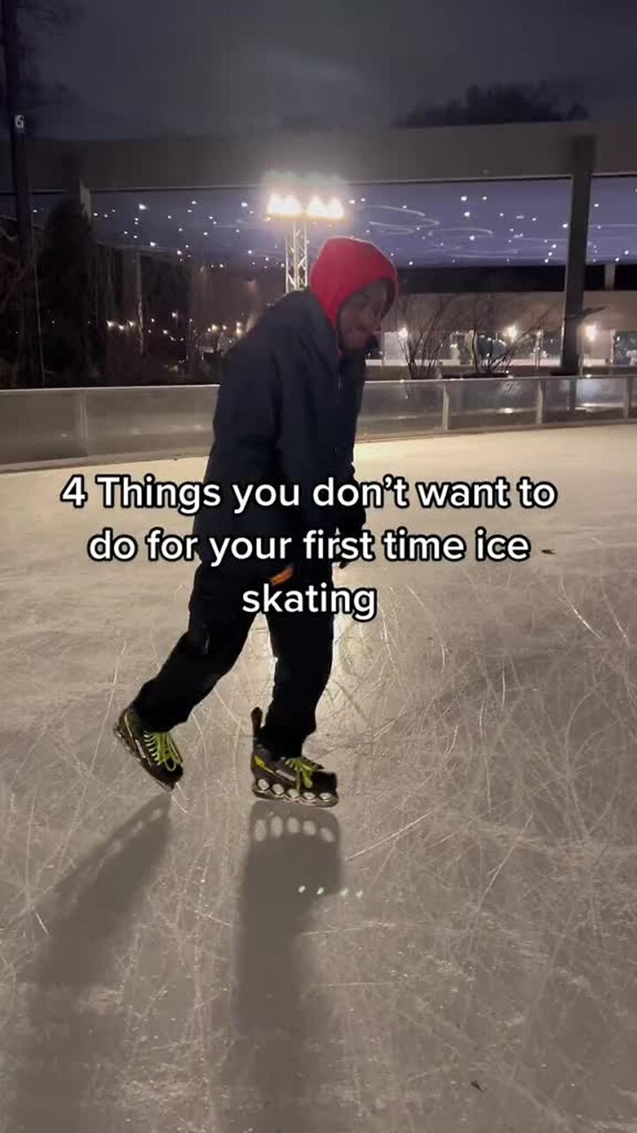 Ice skaters teach us what not to do for the One News Page VIDEO