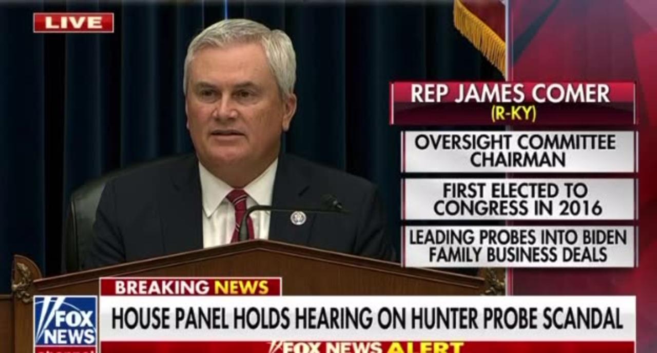House panel holds hearing on Hunter probe scandal - Biden family received money while Joe was VP