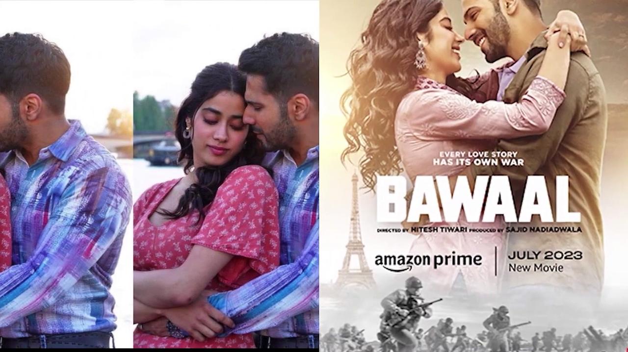 Varun Dhawan bites Janhvi Kapoor’s ear ,Internet trolls him
