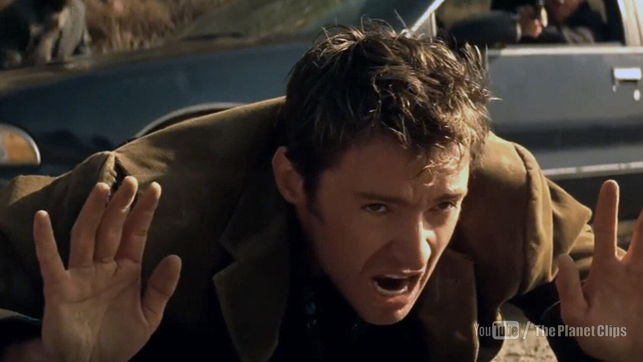 Don Cheadle chasing Hugh Jackman | Swordfish (2001) Movie Scene