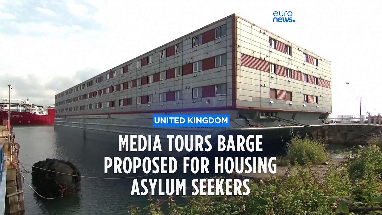 First look at UK barge to hold up to 500 asylum seekers after controversial bill gets green light