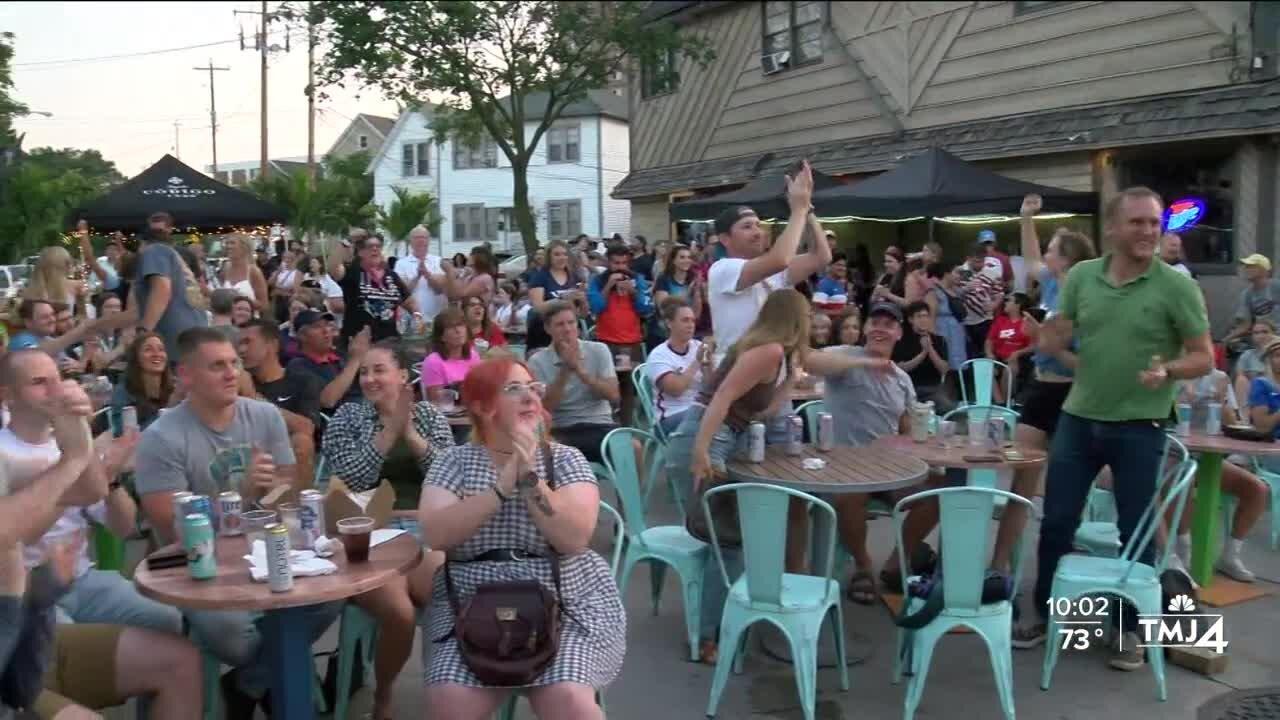 Brady Street bursts with soccer fans for Women's World Cup watch party
