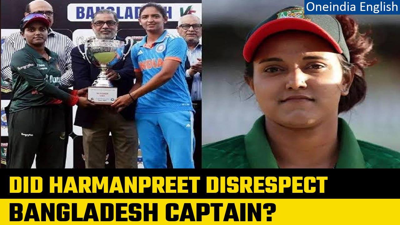 Harmanpreet Kaur accused of disrespecting Bangladesh captain, Smriti Mandhana answers |Oneindia News