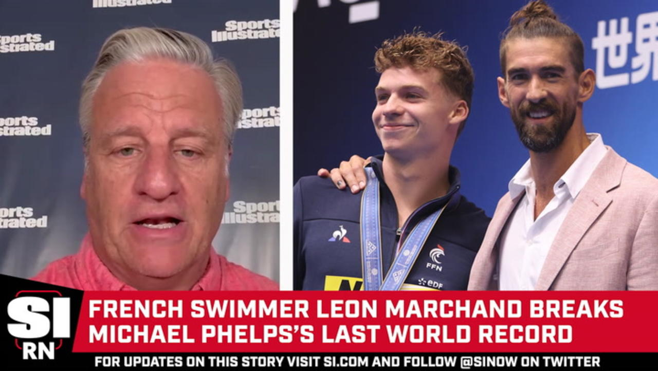 French Swimmer Leon Marchand Breaks Michael Phelps’s Last World Record