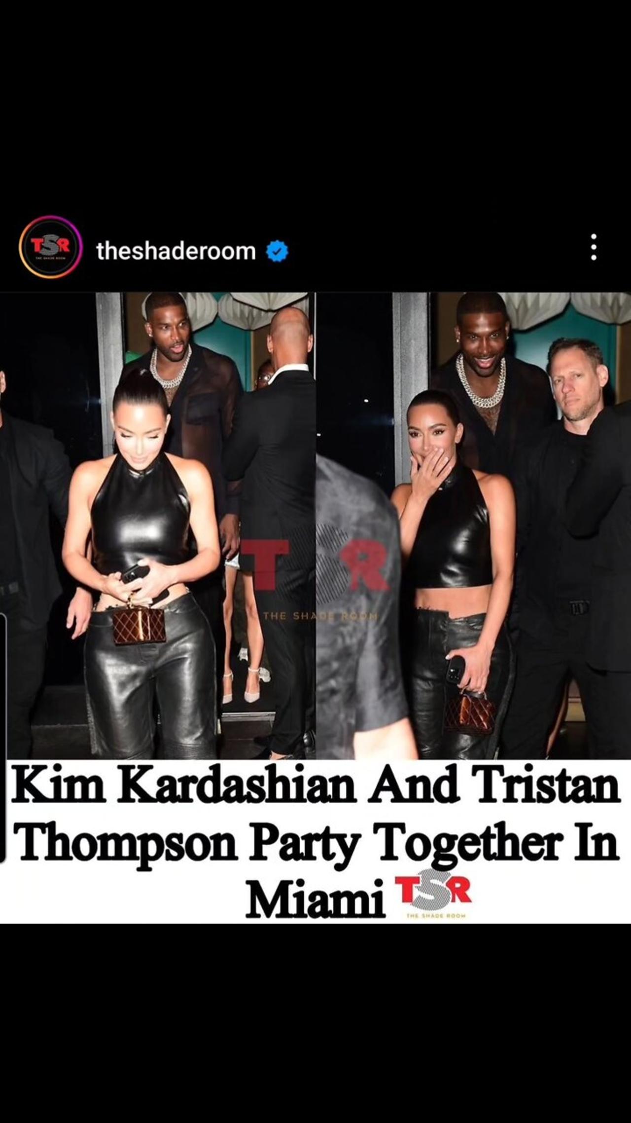 Kim Kardashian Out With Tristan Thompson