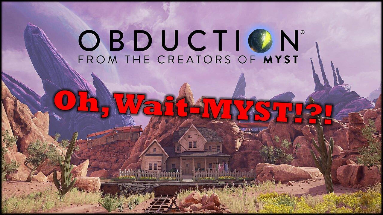 Obduction | Gamey Review First Impression | Live Stream