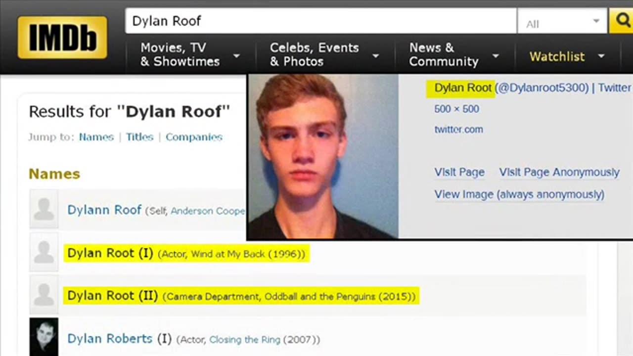 Dylann Roof FAKE Church Shooter - Worked for CBS ABC AME and Disney?