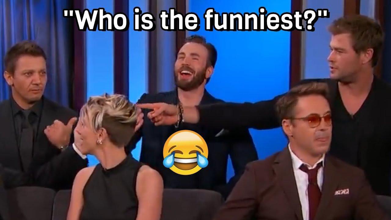 Marvel Cast Members Funny Moments