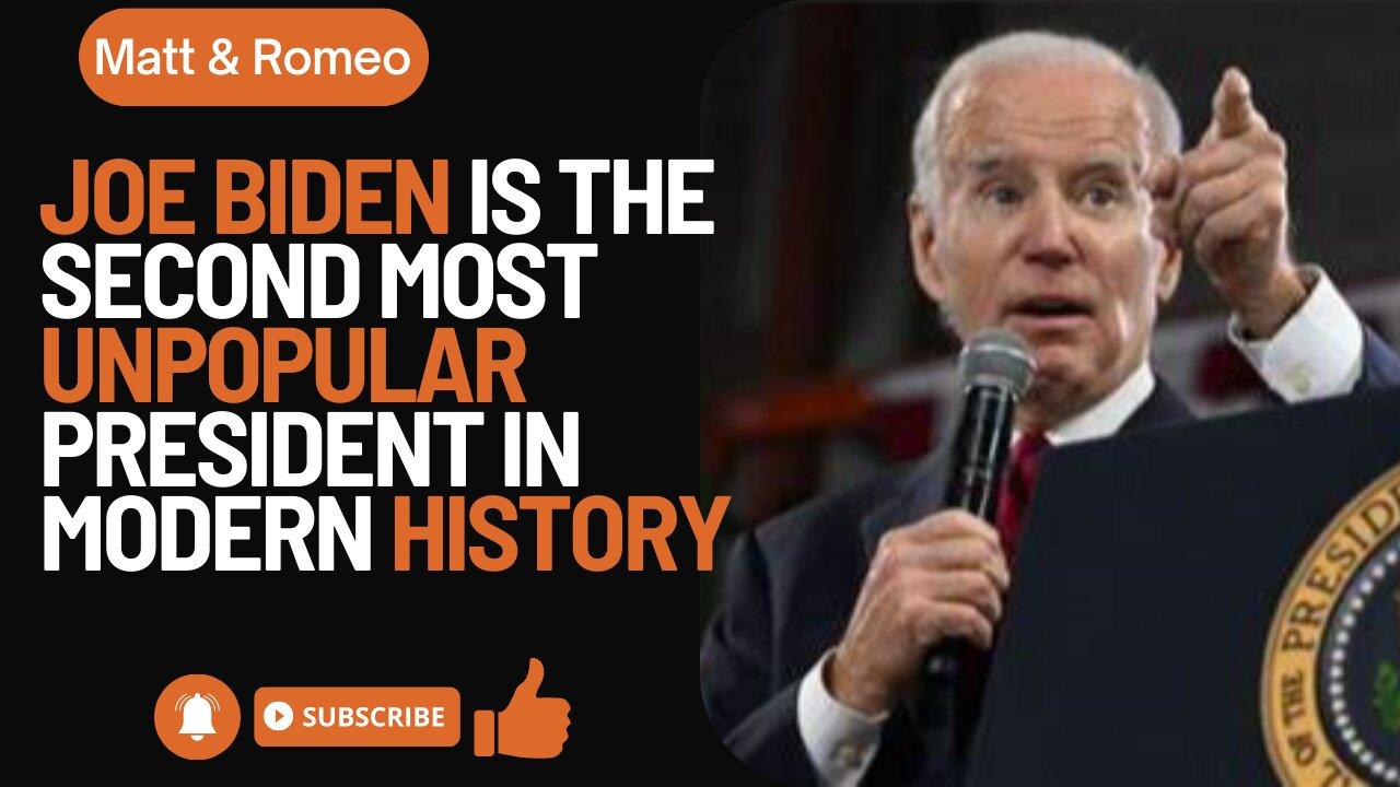 Joe Biden Is the Second Most UNPOPULAR President in Modern History