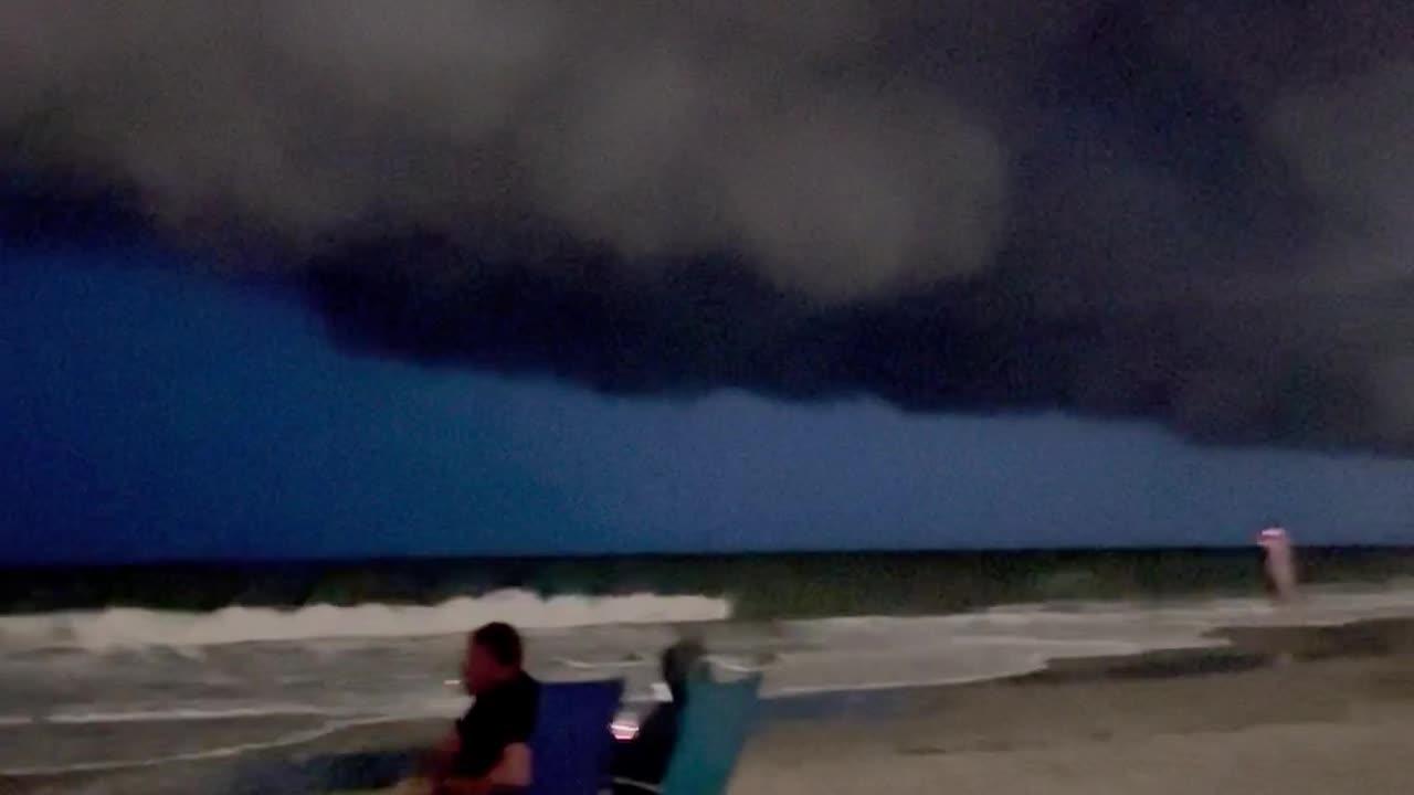 Lightning Storm Over Myrtle Beach One News Page Video 