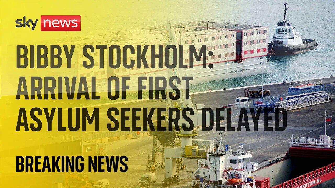 Bibby Stockholm: Arrival of first asylum seekers on barge delayed