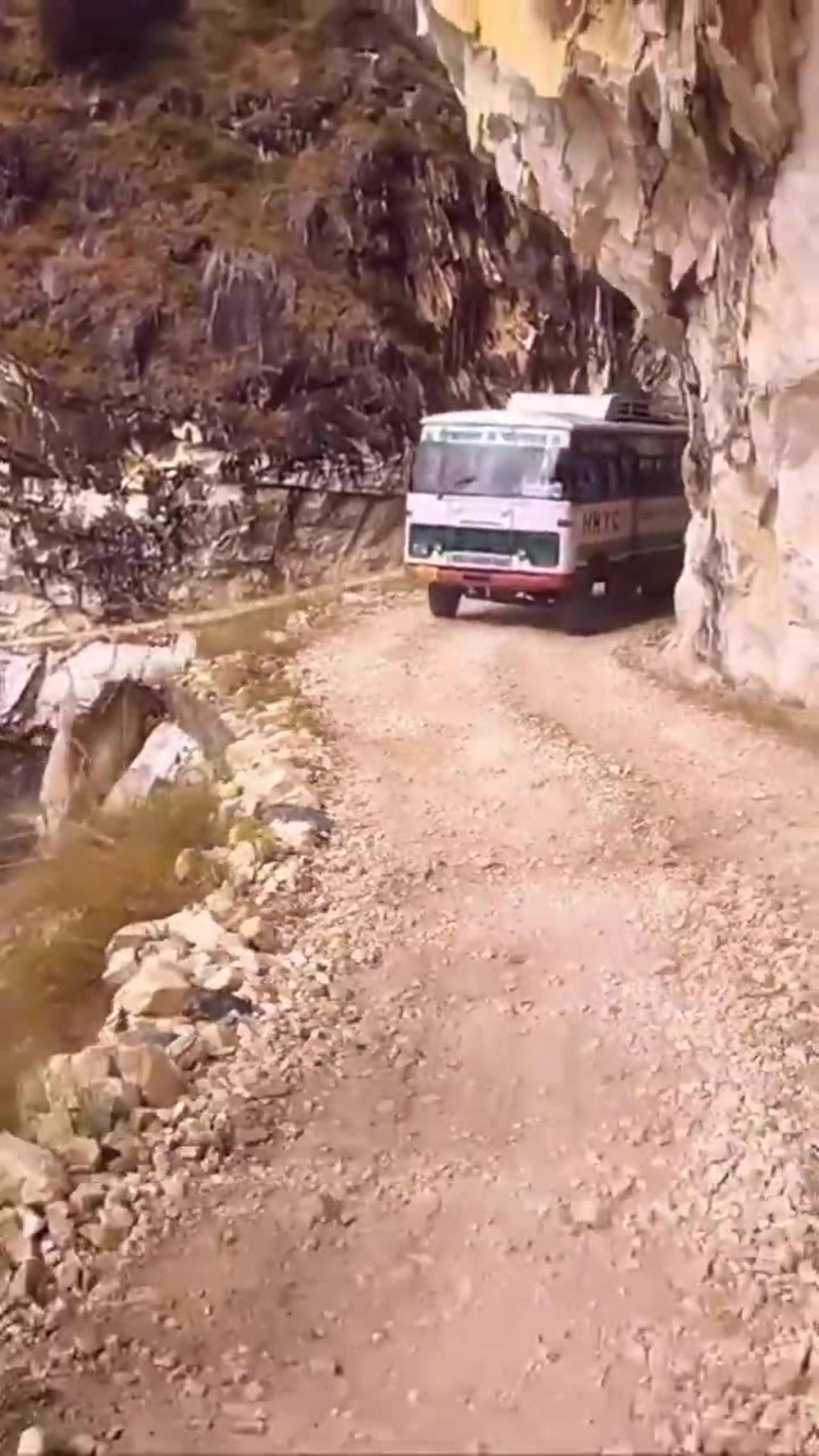 Ladakh's Chisumle-Demchok Road, in india