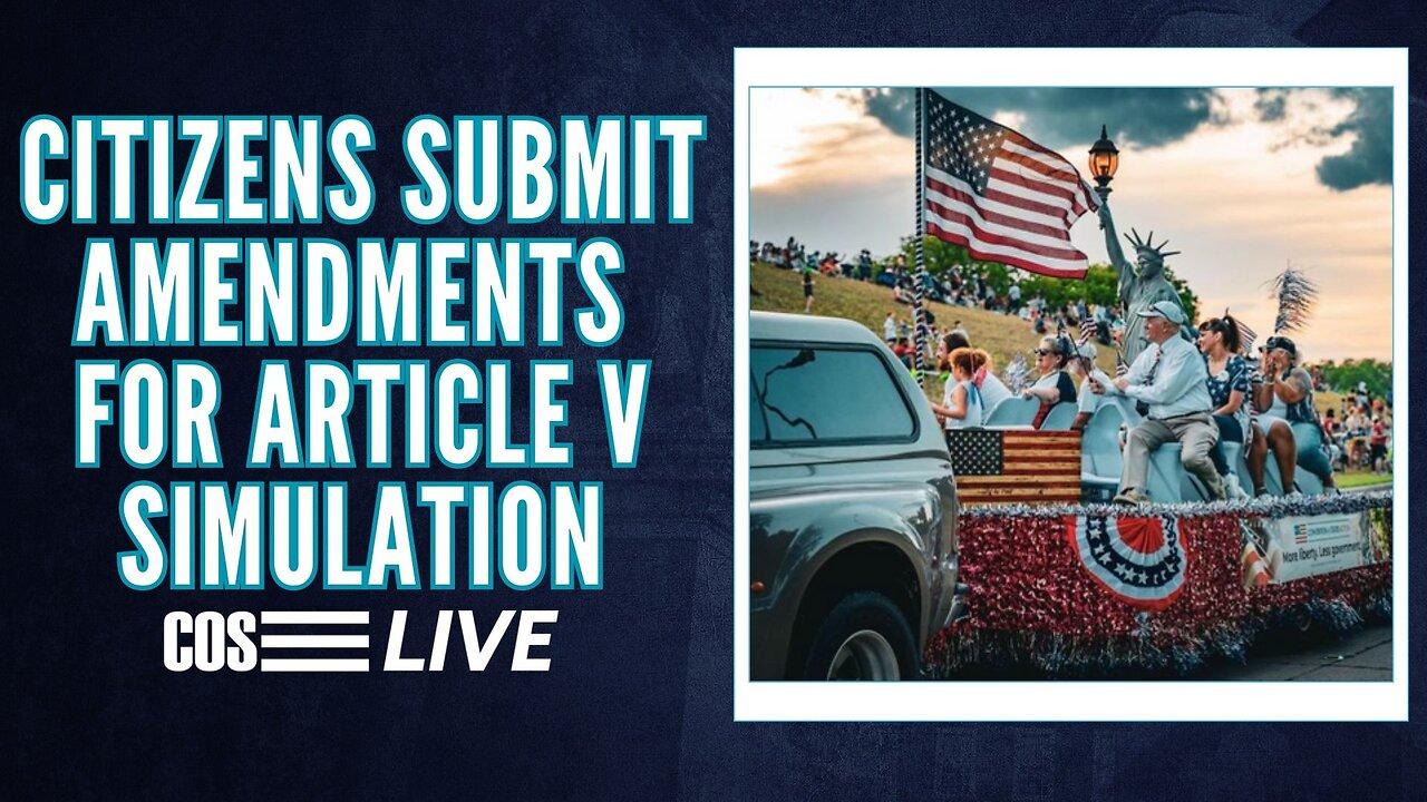 COS Live! Ep. 254: Citizens Submit Constitutional Amendments
