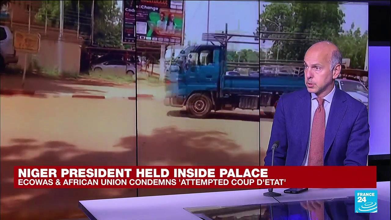 Niger President held inside palace: Ecowas and African Union condemns 'attempted coup d'etat'