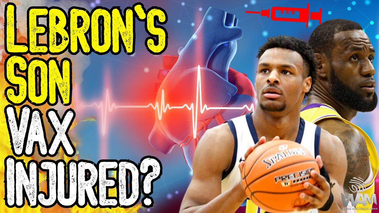 Lebron's Son VACCINE INJURED? - Bronny James Has Heart Attack! - Elon Musk ASKS QUESTIONS