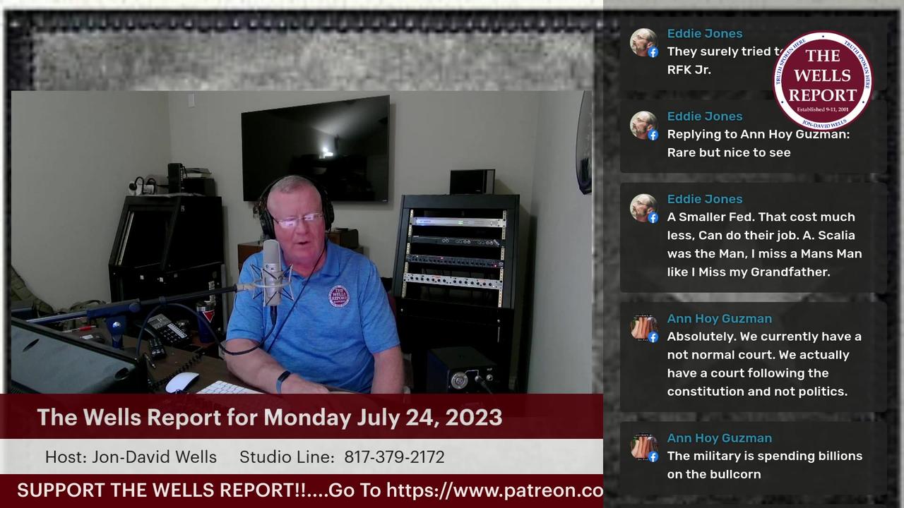 The Wells Report for Tuesday, July 25, 2023