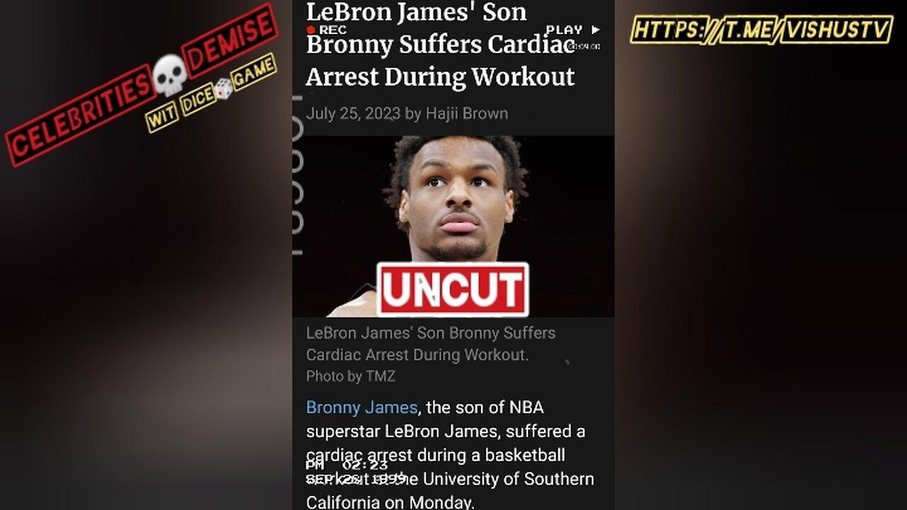 LeBron James' Son Bronny Suffers Cardiac Arrest During Workout... "UNCUT" #VishusTv 📺