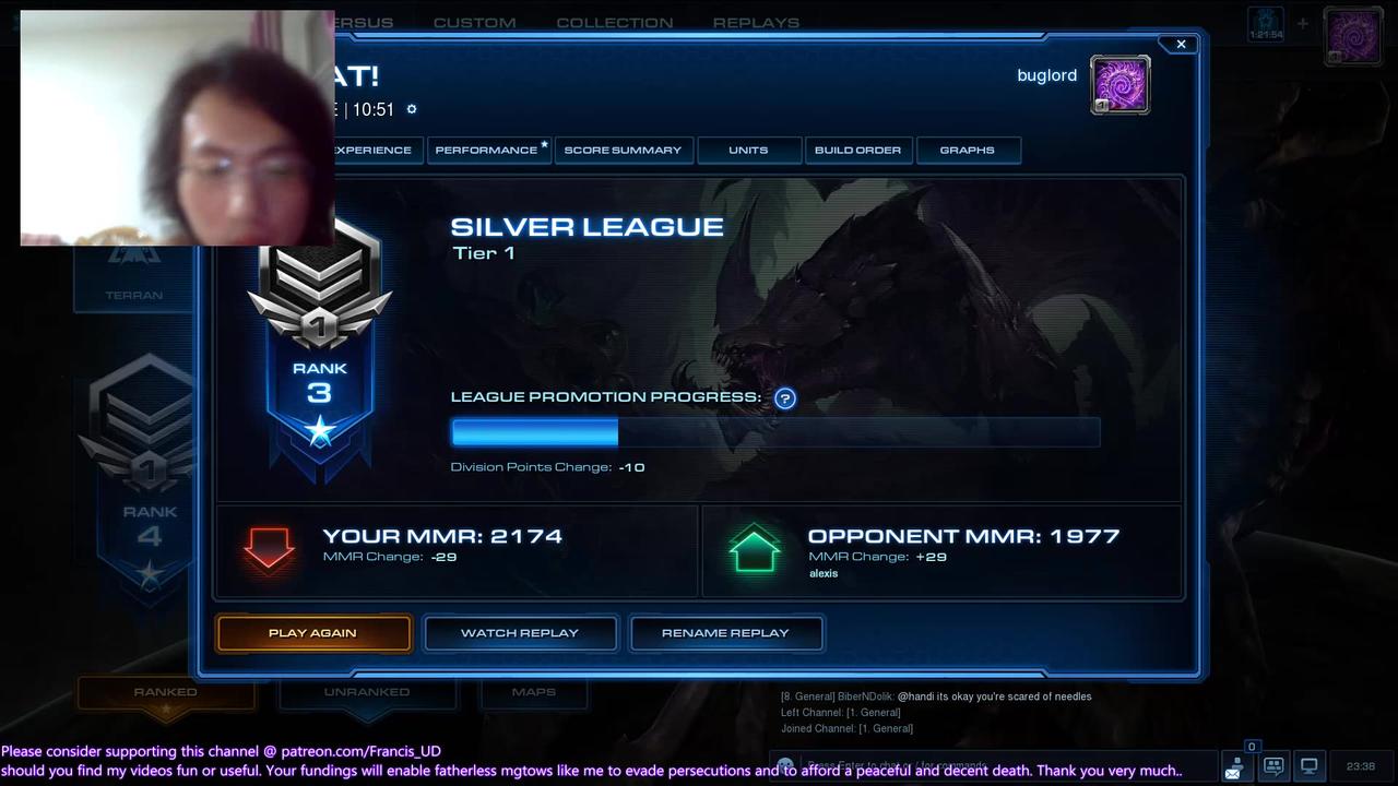 starcraft2 zvt on royal blood, got beaten by mass marines again despite placing nydus worms
