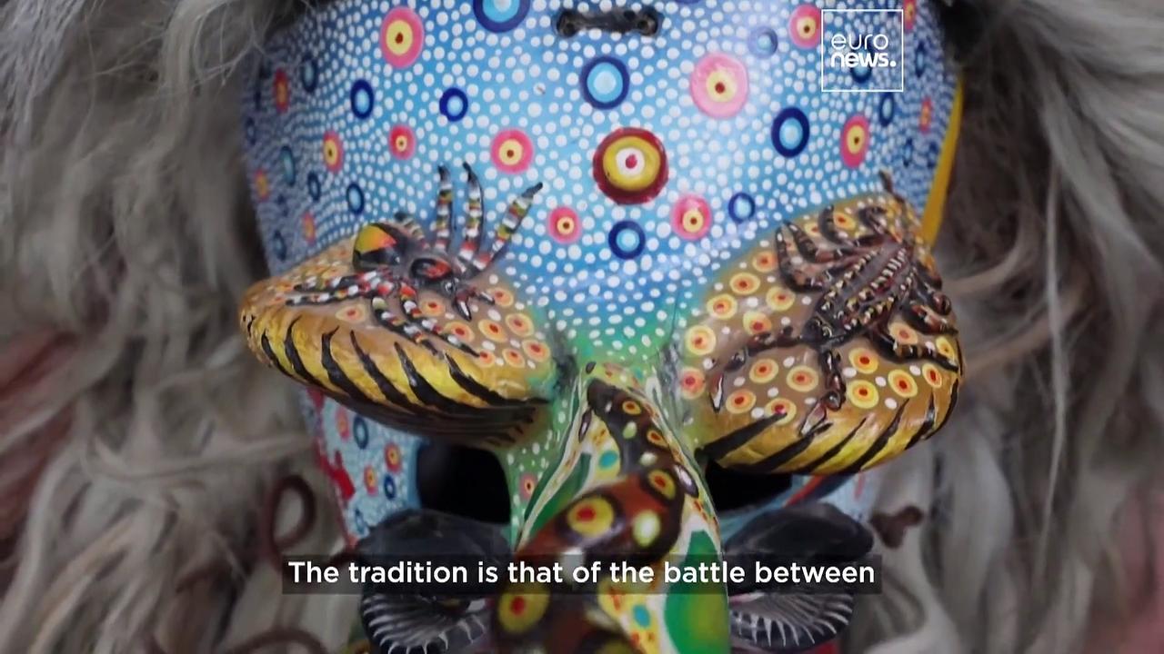 Masks, whippings and dancing: Mexican festival Santo Santiago is a symbol of indigenous rebellion