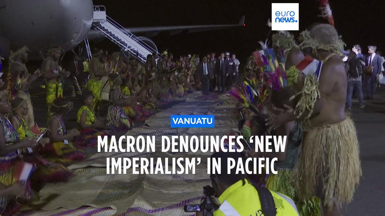 French President Macron travels to Vanuatu for historic visit and warns against ‘new imperialism’