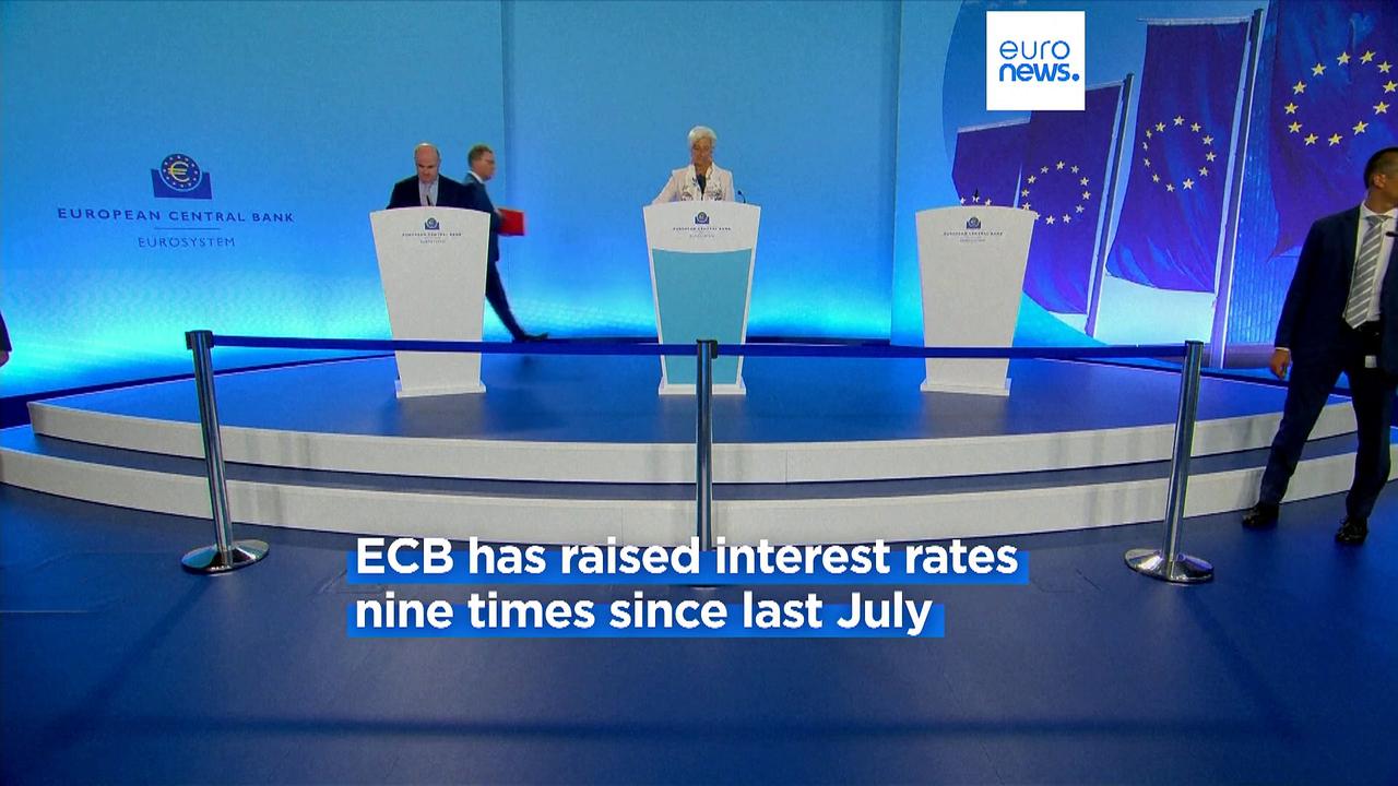 The European Central Bank raises its benchmark rate by 0.25 - its highest level since May 2001