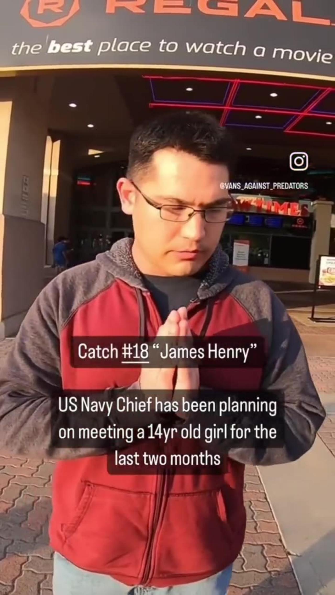 U.S Navy Chief gets caught talking to a 14 year old girl and then calls his mom