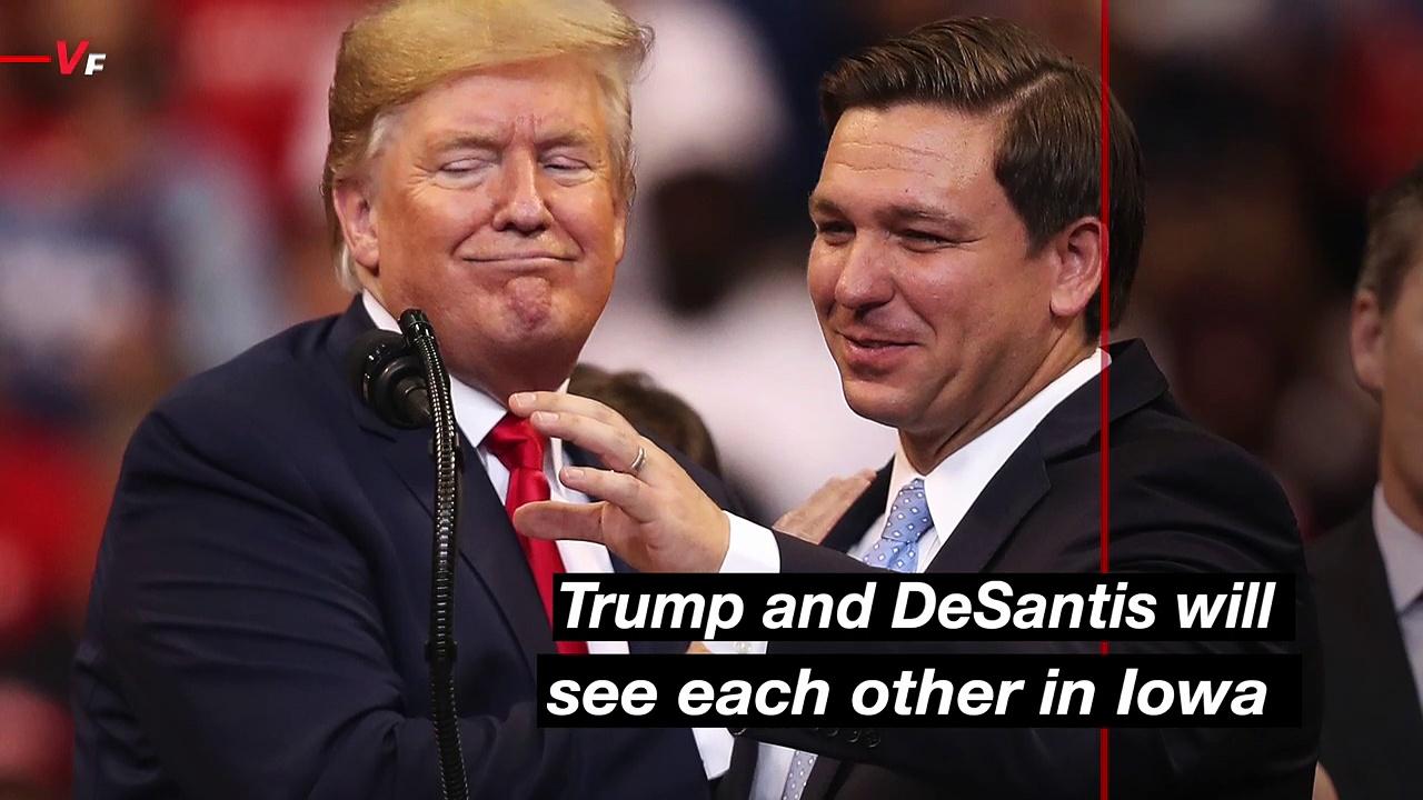Trump and DeSantis Set to Face Off at Critical Iowa Fundraiser