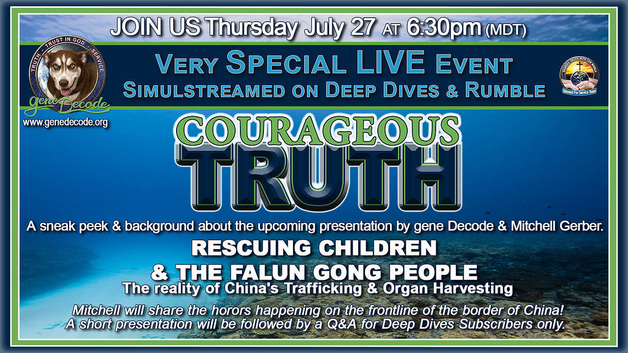 Courageous Truth: Rescuing Children, The Falun Gong People, China's Trafficking & Organ Harvesting